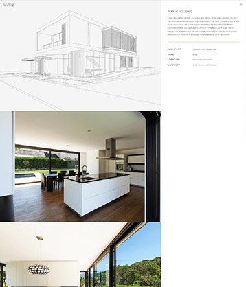 Split Layout List Landing – Atluxe